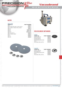 Valve, PTFE - Membrane Vacuubrand, ME, Pièce# 38250037